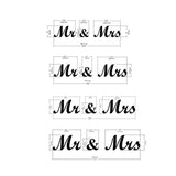 Mr and Mrs table sign