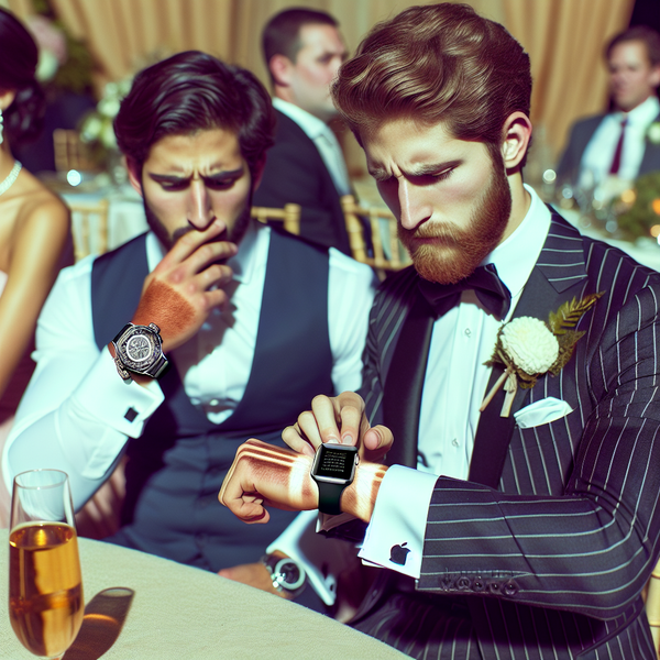 "To Wear or Not to Wear: Navigating the Apple Watch Dilemma at Weddings"