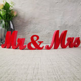 Mr and Mrs table sign
