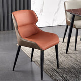 Dining Chairs Family Nordic Luxury Leather Chair