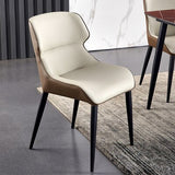 Dining Chairs Family Nordic Luxury Leather Chair