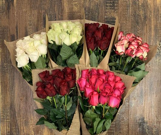 4 bounches WEDDING ROSES COLLECTION