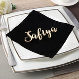 Personalized Names tags Wedding table decoration