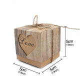 50pcs/lot Romantic Heart Candy Box for Wedding Decoration - The Suggestion Store