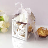 50pcs Candy Box Sweets Gift Boxes With Ribbon - The Suggestion Store