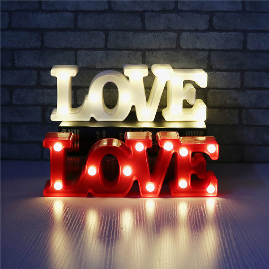 salat Bibliografi Faderlig 3D LOVE LED Letter Sign – The Suggestion Store