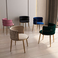 Nordic light luxury net chair
