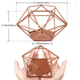 Modern Wedding Table Decoration Copper Geometric Holder - The Suggestion Store