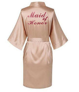 Custom Satin Silk robes Gown Wedding Bride - The Suggestion Store