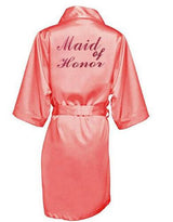 Custom Satin Silk robes Gown Wedding Bride - The Suggestion Store