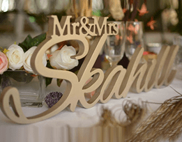 Wedding Centerpiece Decoration Custom MR & MRS - The Suggestion Store