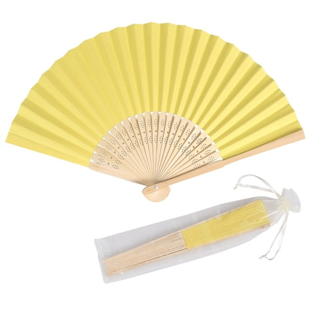 Wedding 50pcs/lot Custom print text fans