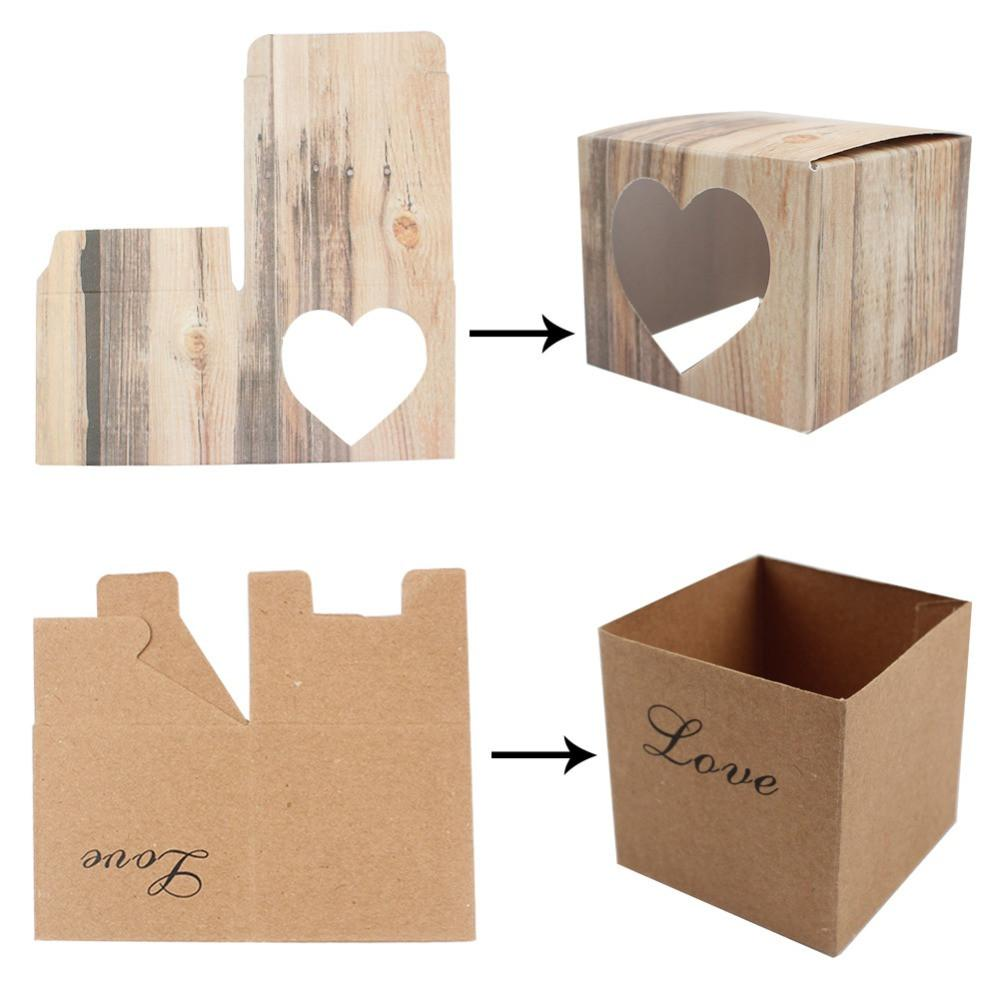 50pcs/lot Romantic Heart Candy Box for Wedding Decoration - The Suggestion Store