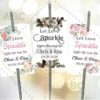 Wedding sparklers Tags personalized