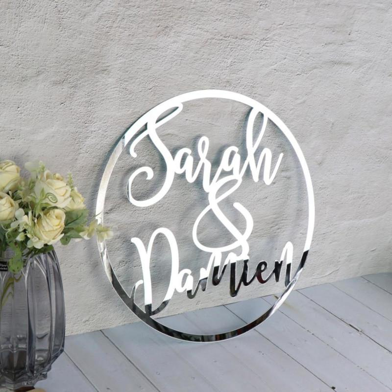 Custom names sign Hoop - The Suggestion Store