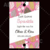Wedding sparklers Tags personalized