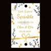 Wedding sparklers Tags personalized