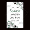 Wedding sparklers Tags personalized