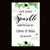 Wedding sparklers Tags personalized
