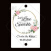Wedding sparklers Tags personalized