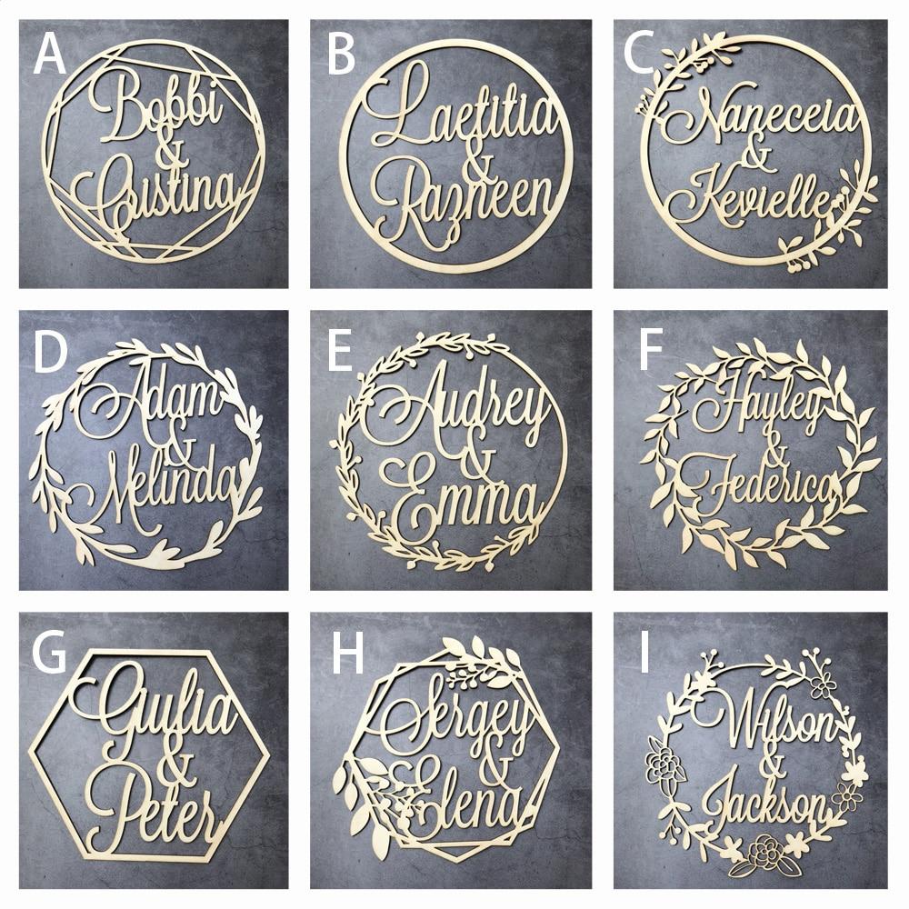 Custom Wooden Wedding Wall Sign - The Suggestion Store