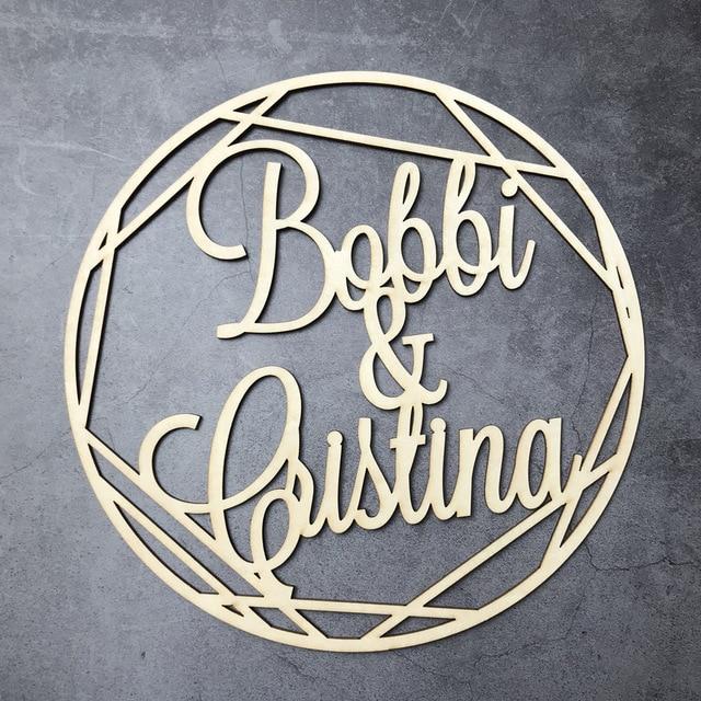 Custom Wooden Wedding Wall Sign - The Suggestion Store