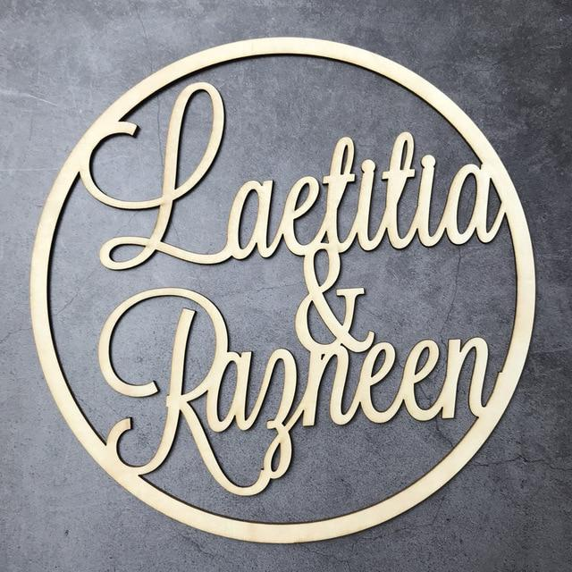 Custom Wooden Wedding Wall Sign - The Suggestion Store