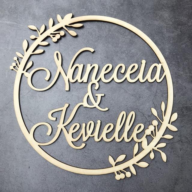 Custom Wooden Wedding Wall Sign - The Suggestion Store