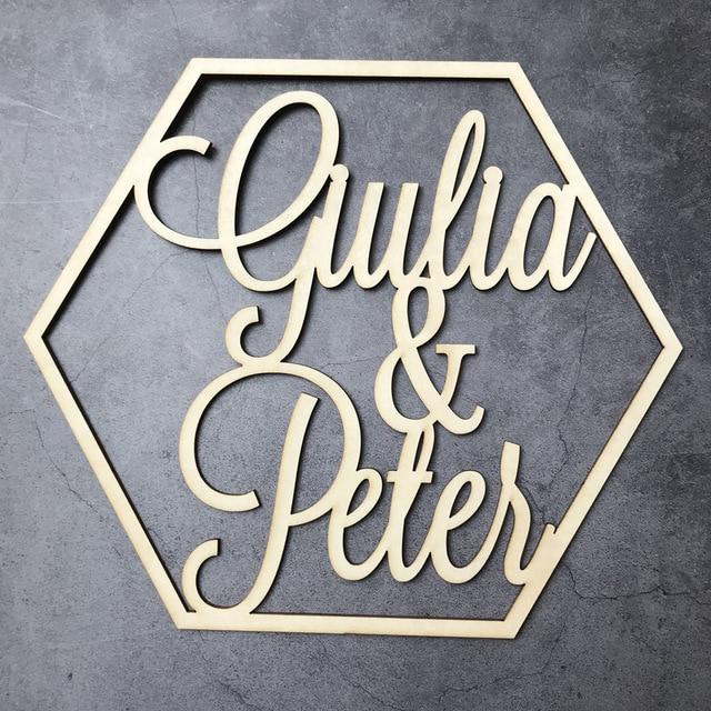 Custom Wooden Wedding Wall Sign - The Suggestion Store