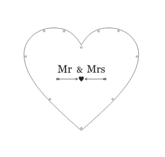 Heart shape Transparent Wedding guest book + Rustic Sweet Heart Drop box