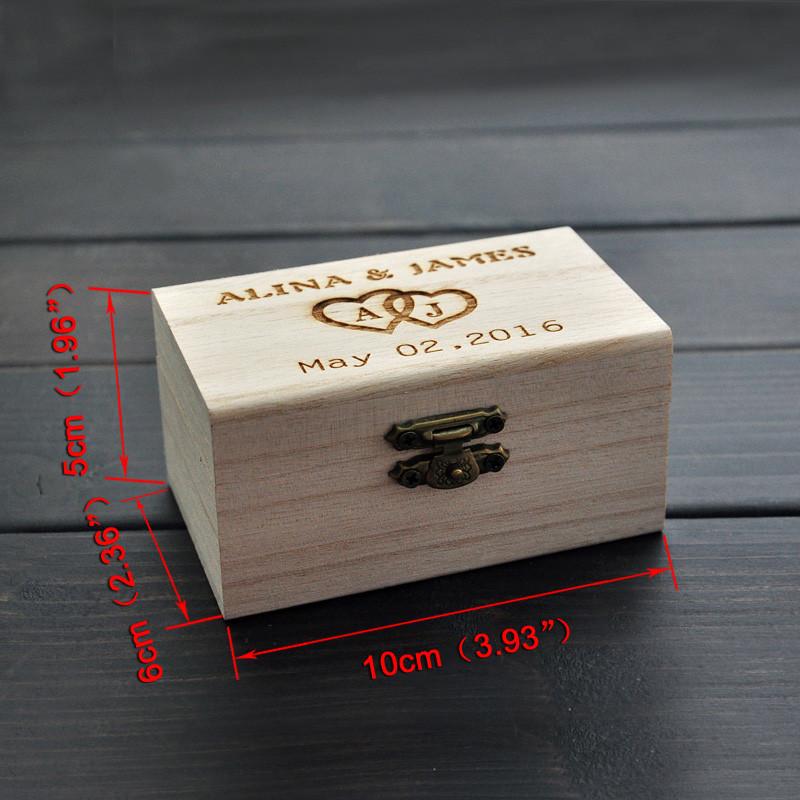 CUSTOM WEDDING RING BOX - The Suggestion Store