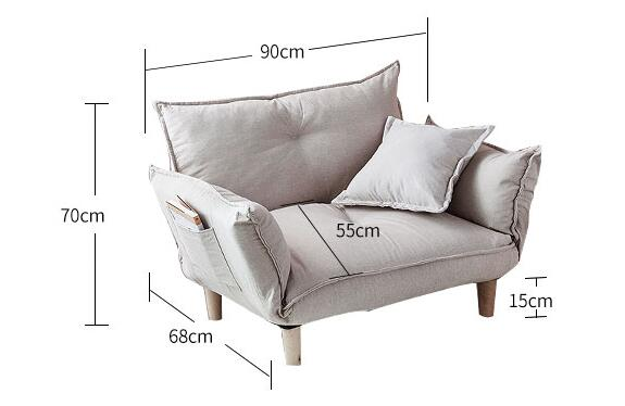 Convertible Adjustable Sofa Couch and Love Seat Japanese Furniture Fold Down Futon Sofabed