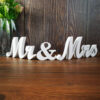 Mr and Mrs table sign