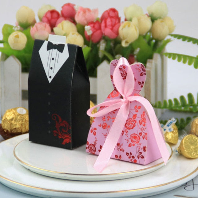 WEDDING GIFT FOR GUEST BRIDE & GROOM CANDY BOX