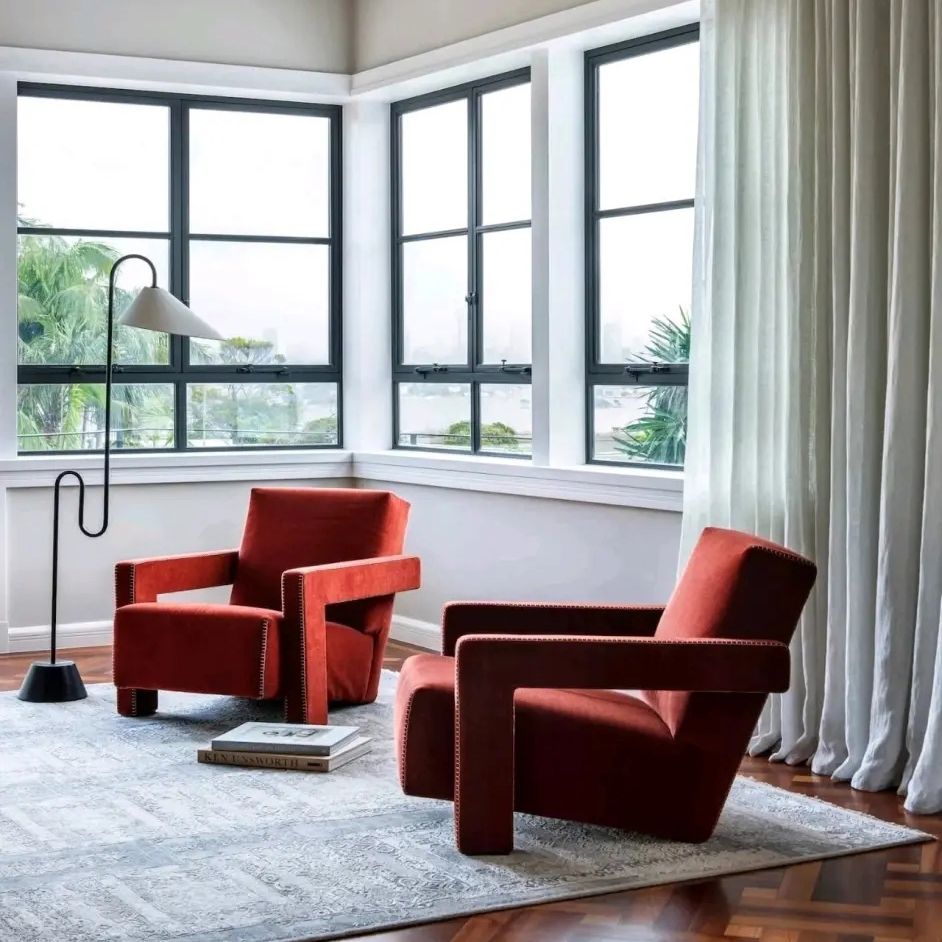 Armchair Mid-Century Modern Lounge Chair Contemporary High-End Furniture for Living room Bedroom Salon