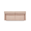 Linen upholstered, modern convertible folding sofa bed, suitable for living spaces, apartments, dormitories, Beige