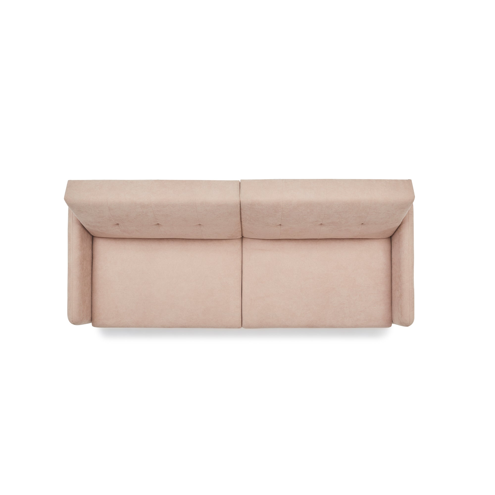 Linen upholstered, modern convertible folding sofa bed, suitable for living spaces, apartments, dormitories, Beige