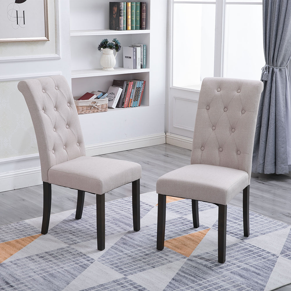 Aristocratic Style Dining Chair Noble And Elegant Solid Wood Feet Light Luxury