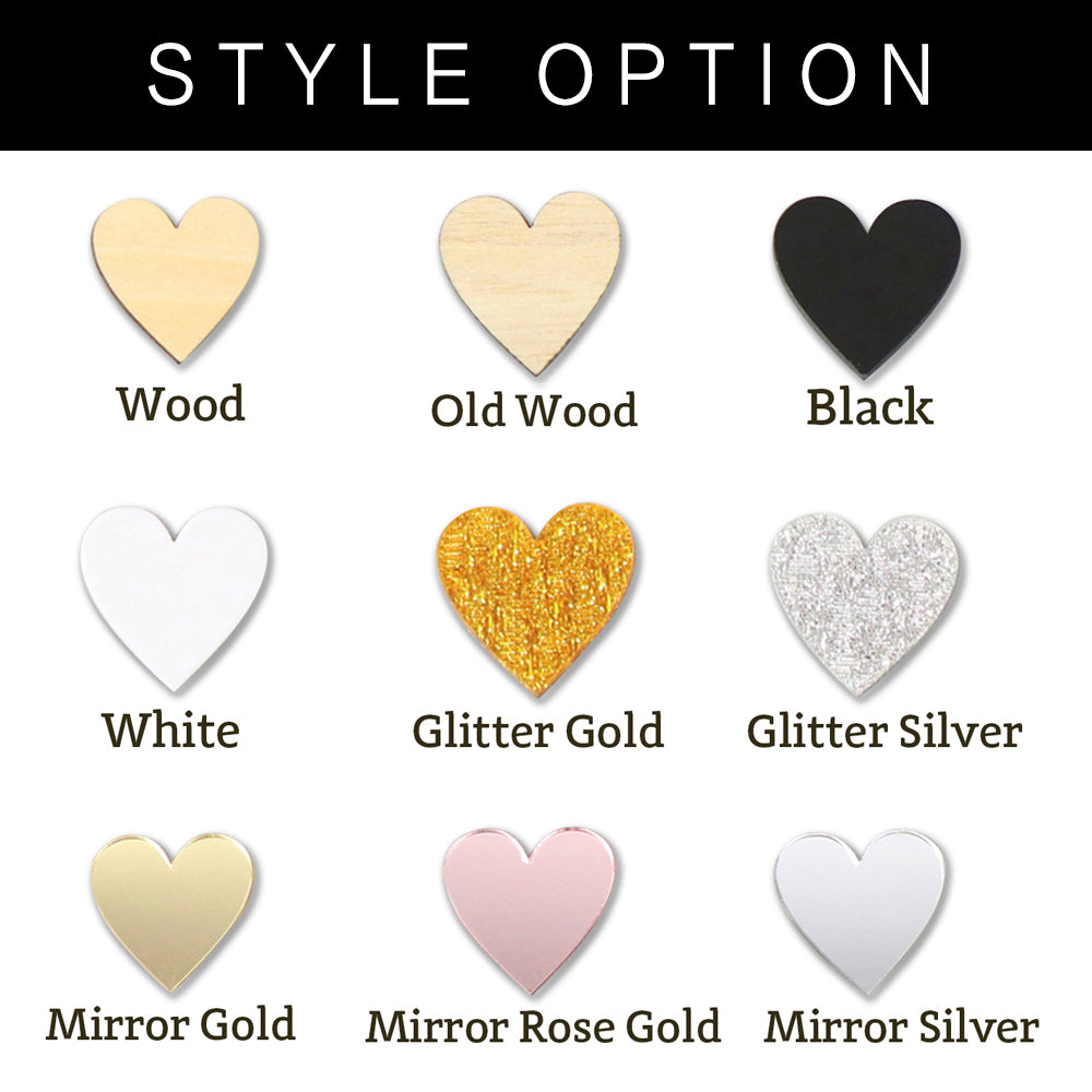 CUSTOM WEDDING CAKE TOPPER PERSONALIZED WITH YOUR NAMES & HEART CENTER