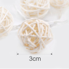 20 Rattan Ball Led String Fairy Lights Wedding Decor - The Suggestion Store