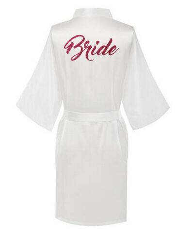Custom Satin Silk robes Gown Wedding Bride - The Suggestion Store
