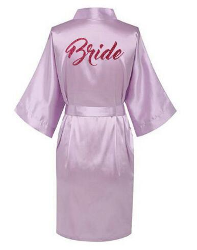 Custom Satin Silk robes Gown Wedding Bride - The Suggestion Store