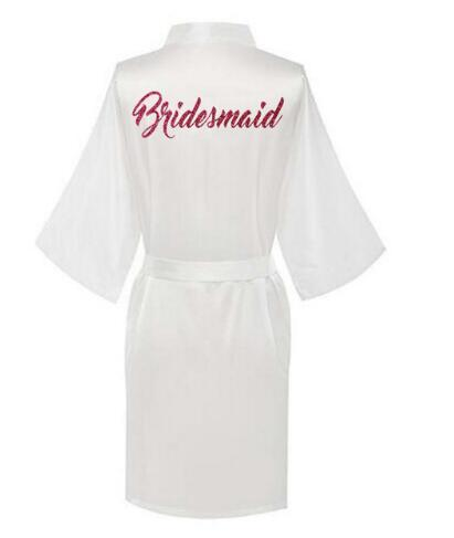 Custom Satin Silk robes Gown Wedding Bride - The Suggestion Store