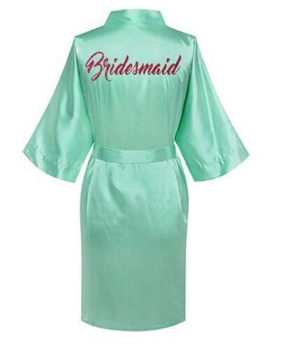 Custom Satin Silk robes Gown Wedding Bride - The Suggestion Store