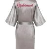 Custom Satin Silk robes Gown Wedding Bride - The Suggestion Store
