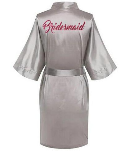 Custom Satin Silk robes Gown Wedding Bride - The Suggestion Store