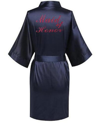 Custom Satin Silk robes Gown Wedding Bride - The Suggestion Store