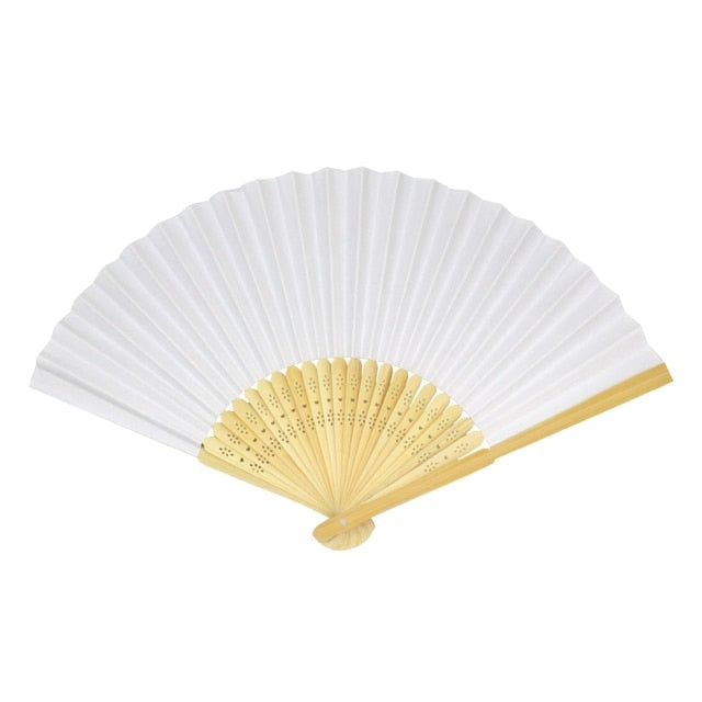 Wedding 50pcs/lot Custom print text fans