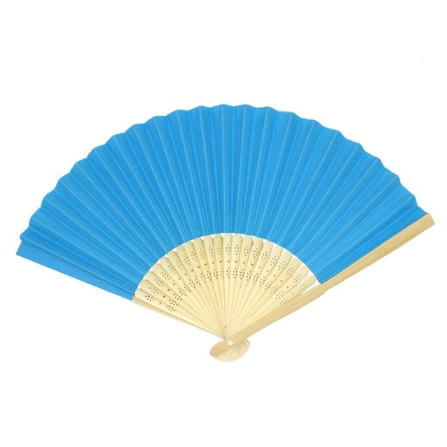 Wedding 50pcs/lot Custom print text fans
