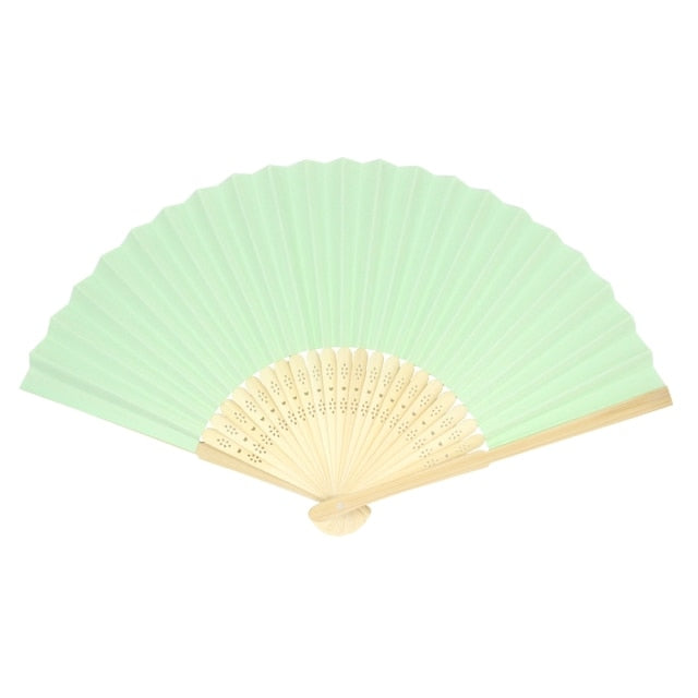 Wedding 50pcs/lot Custom print text fans